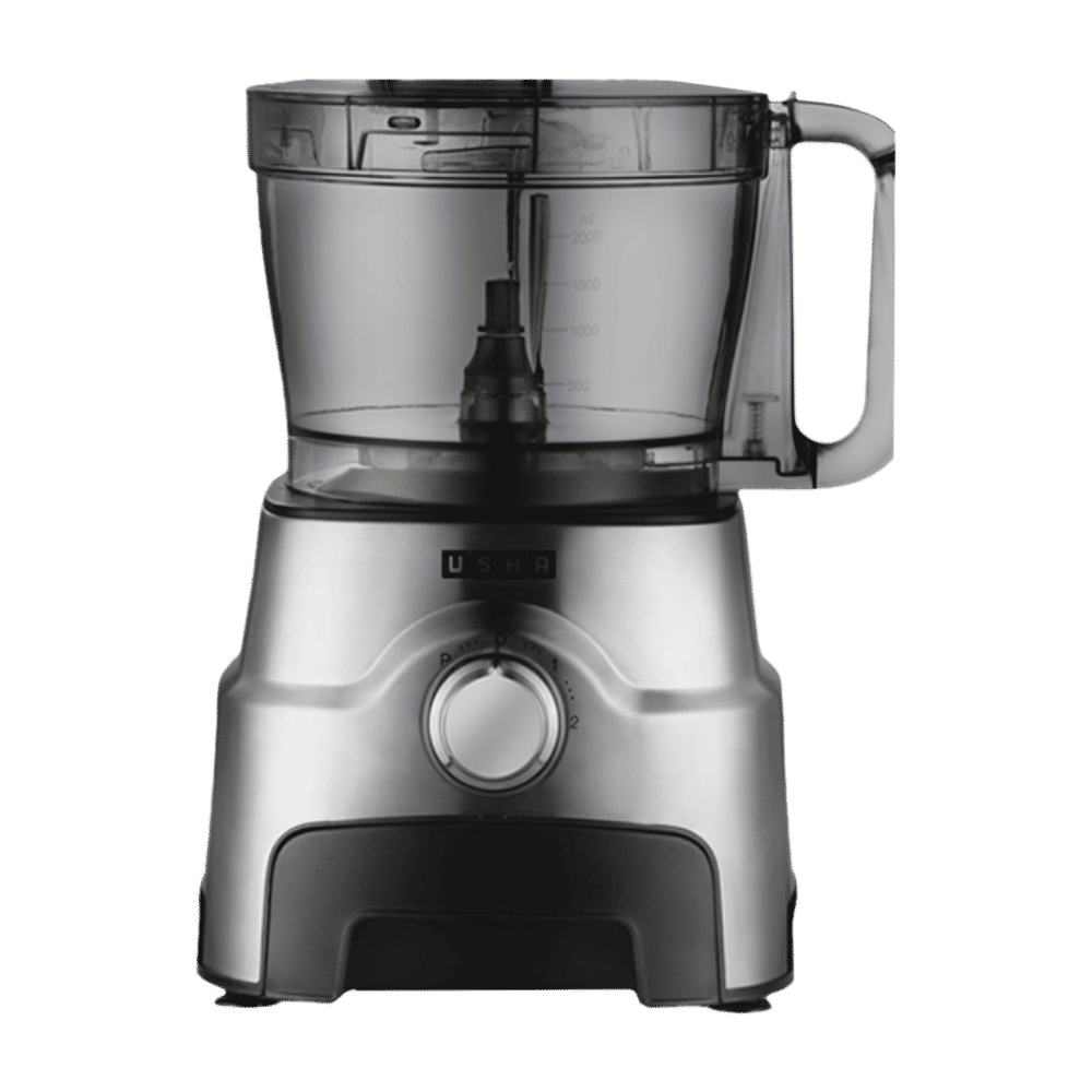 Buy USHA FP 3811 1000 Watt Food Processor with 6 Blades (Black & Silver